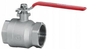 Zawór kulowy niklowany z dźwignią stalową (wersja N-N) ONYX 2 1/2