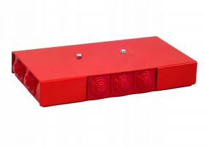 Puszka przeciwpożarowa, prostokątna, E90, przelotowa 3x3x4mm2, 197x103x30 m