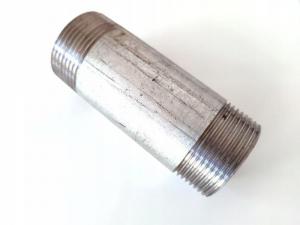 Sztucer stalowy ocynkowany 1 dł.0.40m dwustronnie gwintowany