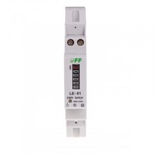 F&F Licznik energii elektrycznej LE-01 - jednofazowy, bębnowy, kl.1, 5(45)A