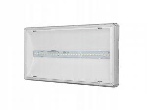 AWEX Oprawa EXIT L IP65 LED 6W 425lm 1h jednozadaniowa AT biała