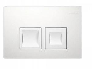 GEBERIT Przycisk spłukujący Delta35, przedni, biały-alpin