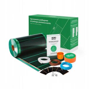 Zestaw folii grzewczej HD-G 140 W/m2 szer 50 cm bez termos konektor BX 16m2