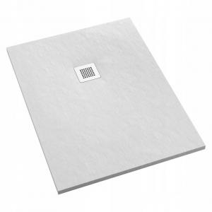 SCHEDPOL Brodzik kompozyt Kalait Stabilsound Plus White Stone 80x90 z M2