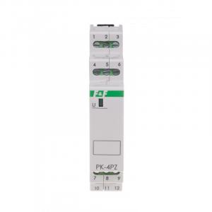 Przekaźnik elektromagnetyczny PK-4PZ 230V AC, styk: 2P I=2x8A, 2Z I=2x8A, 1