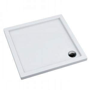 Brodzik kompozyt Stonicryl STABILSOUND PLUS kwadratowy 90x90x5 cm CORRINA