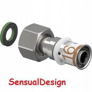 UPONOR Uponor S-Press PLUS złączka z ruchomą nakr. 16-G1/2SN