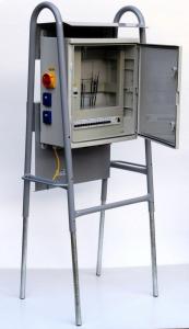 Rozdzielnica budowlana z wyłącznikiem, gn. 2x32A/5, 2*C25/3, gn. 2x16A/5, 2