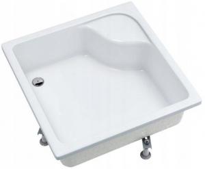 SCHEDPOL Brodzik akrylowy Doris Standard Plus 90x90x28 cm kwadratowy