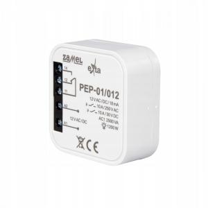 ZAMEL Przekaźnik elektromagnetyczny dopuszczalny 12VAC/DC, 10A PEP-01/012