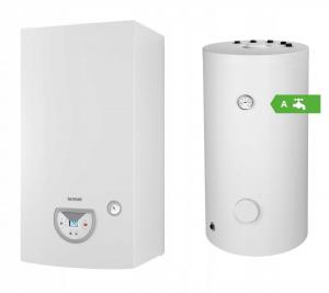 Pakiet z kotłem gazowym kondensacyjnym SILVER PRO 20 kW i zasobnikiem SWK 1