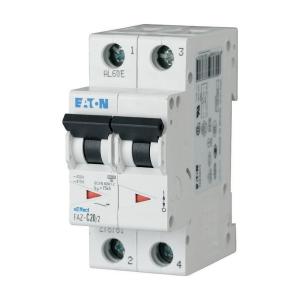 EATON Wyłącznik nadprądowy 15 kA, In=25 A, char. C, 2-bieg. FAZ FAZ-C25/2