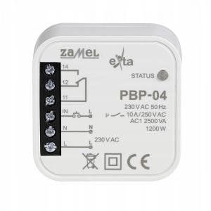 ZAMEL Przekaźnik bistabilny uniwersalny dopuszczalny 230V AC, 10A PBP-04