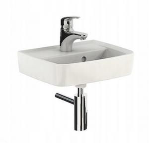 Umywalka GEBERIT Rekord meblowa z otworem z przelewem 400 x 310 mm biała