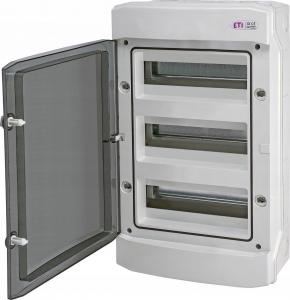 Rozdzielnica natynkowa ECH-36PT-s 36 modułów drzwi transparentne IP65 1500V