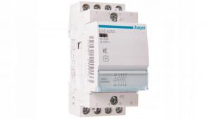 HAGER Stycznik cichy 230VAC 4NO 25A AC-7a/b