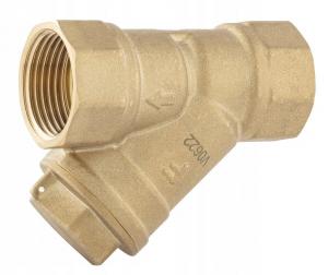 FERRO Filtr skośny siatkowy, nakrętno-nakrętny, DN40, G1 1/2