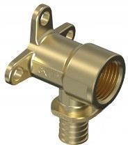 WAVIN Kolano MX ścienne CZW PN10 GW 16x1/2''x90
