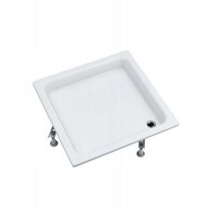 SCHEDPOL Brodzik akrylowy Zefir Standard Plus 80x80x26 cm kwadratowy