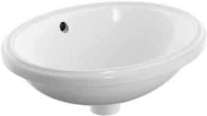 Umywalka podblatowa Variform, owalna, B49.5 cm, H18 cm, T42 cm, z przelewem
