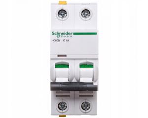 SCHNEIDER ELECTRIC IC60N 2P 1A C wyłącznik nadprądowy