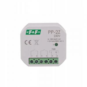Przekaźnik elektromagnetyczny, 2Z 16A, montaż podtynkowy,w obud.PDT,U=100-2