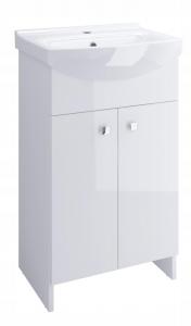 Zestaw Meblowy C13 BASIC 60,biały szafka z umywalką do samodzielnego montaż