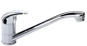 Bateria kuchenna Alba stojąca jednootworowa z obrotową wylewką chrom