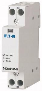Stycznik instalacyjny Z-SCH 1MU szer. 24VAC 1zw. + 1rozw. Z-SCH24/1/25-11