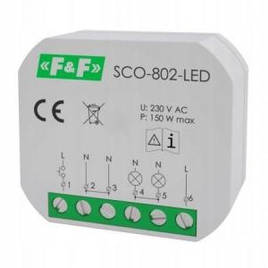 Ściemniacz oświetlenia SCO-802-LED do źródeł światła LED, z pamięcią ustawi
