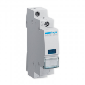 HAGER Lampka sygnalizacyjna, niebieska 230V AC