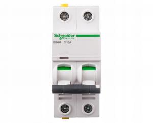 SCHNEIDER ELECTRIC Wyłącznik nadprądowy iC60N-C10-2 C 10A 2-biegunowy