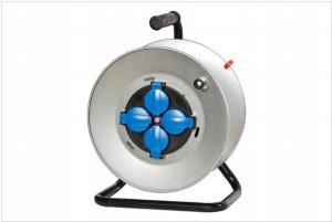 ONNLINE Rozgałęźnik na bębnie metalowym MIDI - 290 4x230V IP44 + termik