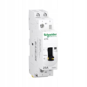 Stycznik modułowy z ręcznym sterowaniem, Acti9 iCTK50r-25-20-230 25A 2NO 50