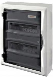 Rozdzielnica natynkowa ONNLINE liczba 2x12 modułowa IP40 zaciski N+PE szyba