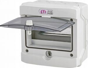 Rozdzielnica natynkowa ECH-8G 8 modułów drzwi transparentne IP65 1500V DC P