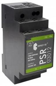 Zasilacz impulsowy PSR 03015 230/ 15VDC 2A 30W na szynę DIN, Uzas: 85-264VA