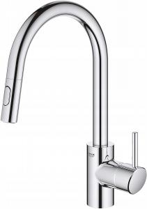 Bateria kuchenna stojąca wys GROHE Eurosmart Cosmopolitan mosiężna chrom