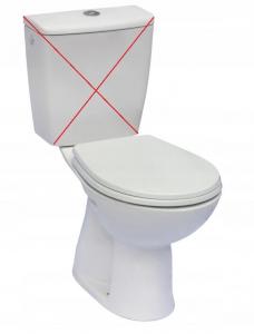 ROCA Miska WC ROCA ADELE/MADALENA do kompaktu z deską PP A801314N04 biała