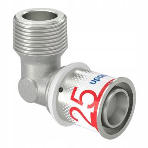 UPONOR Uponor S-Press PLUS kolano z gwintem zewn. 25-R3/4MT