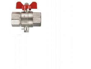 BMETERS Zawór kulowy v - 20 g 3/4 z wejściem do czujnika temperatury