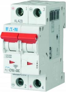 EATON Wyłącznik nadprądowy 10kA DC PL7-C10/2-DC