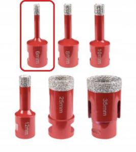 MODECO EXPERT Otwornica diamentowa 6mm M14 max 12000 obr/min