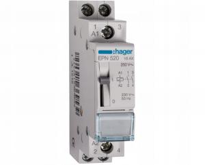 HAGER Wyłącznik bistabilny 230V, 2Z/16A
