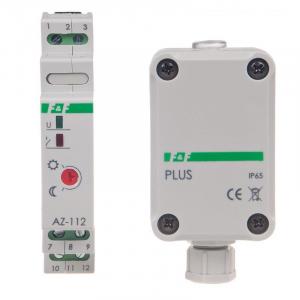 Automat zmierzchowy AZ-112 PLUS I=16A, zewnętrzna sonda hermetyczna PLUS, 1