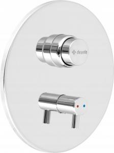 Bateria prysznicowa czasowa, chrom, podtynkowa z regulacją temperatury