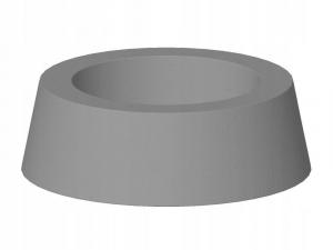 Stożek żelbetowy dn 400mm, klasa A15=1.5t, na rurę wznoszącą gładką DN/OD 4
