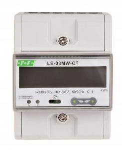 Dwutaryfowy licznik energii elektrycznej, 3-fazowy, 2-kierunkowy z modbus r