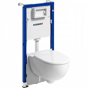 Stelaż WC GEBERIT Selnova Premium Duofix Basic w kompl z miską Selnova