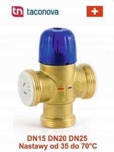 Termostatyczny Zawór Mieszający, Bez Zaworów Zwrotnych, Novamix Value 70 FS